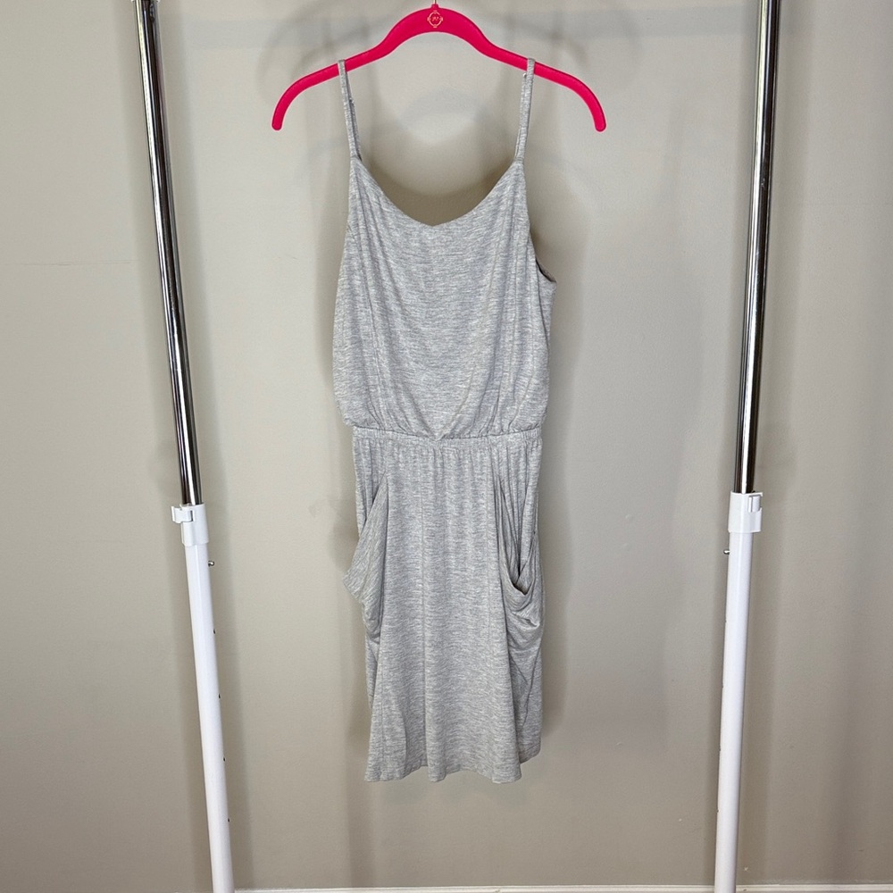 GAP Gray Strapless Dress